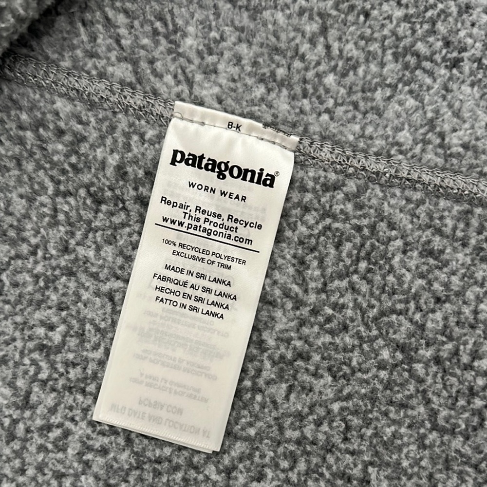 Patagonia Gray Quarter-Zip Fleece Pullover - Picture 4 of 4
